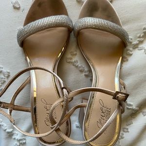 Block Heel with gemstones